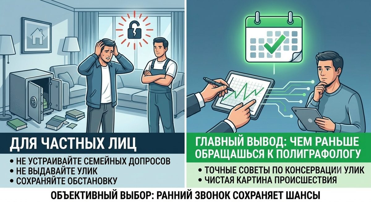 Сохранение улик и цифровых следов